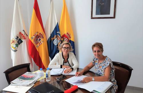 Toma de contacto entre las alcaldesas del sur de Gran Canaria