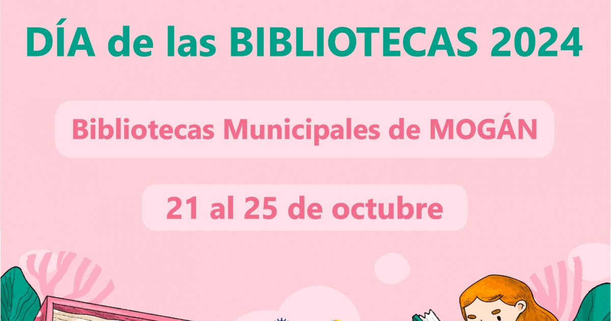 Mogán celebra el Día de las  Bibliotecas del 21 al 25 de octubre