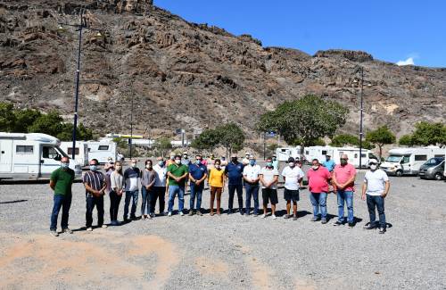 El Ayuntamiento de Mogán abre la primera área municipal para autocaravanas y cámpers homologados de Canarias