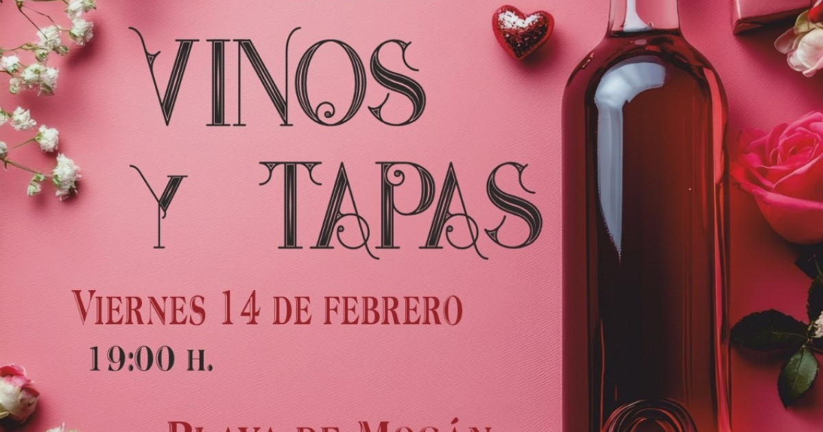 Mogán celebrará una noche romántica de vinos y tapas el 14 de febrero