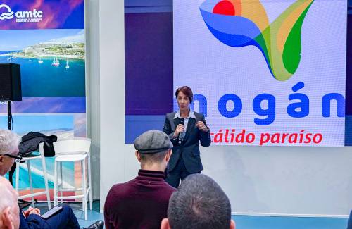 Mogán muestra su fortaleza en FITUR con una oferta diversificada y nuevas infraestructuras