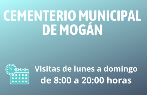 INFORMACIÓN: horario de visitas al Cementerio Municipal de Mogán