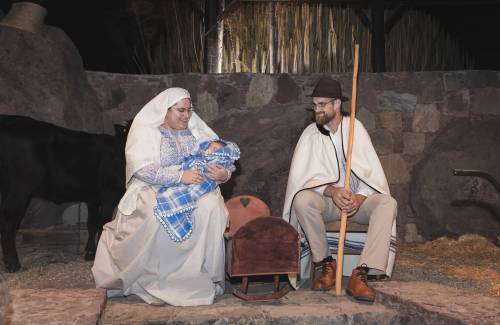 Tradición canaria y mucha ilusión en  el 37º Belén Viviente de Veneguera