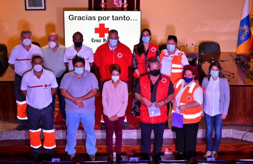 El Ayuntamiento de Mogán reconoce la labor de Cruz Roja en el municipio