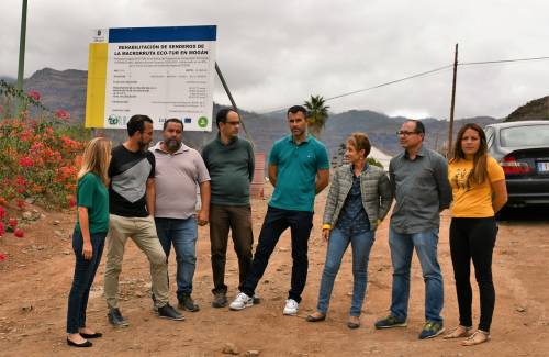 Mogán inicia la rehabilitación de más de  29 kilómetros de senderos del proyecto ECO-TUR