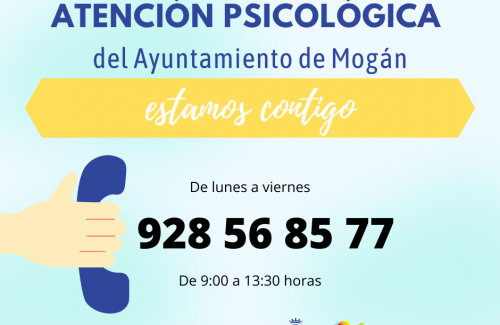INFORMACIÓN: Servicio de atención psicológica del Ayuntamiento de Mogán