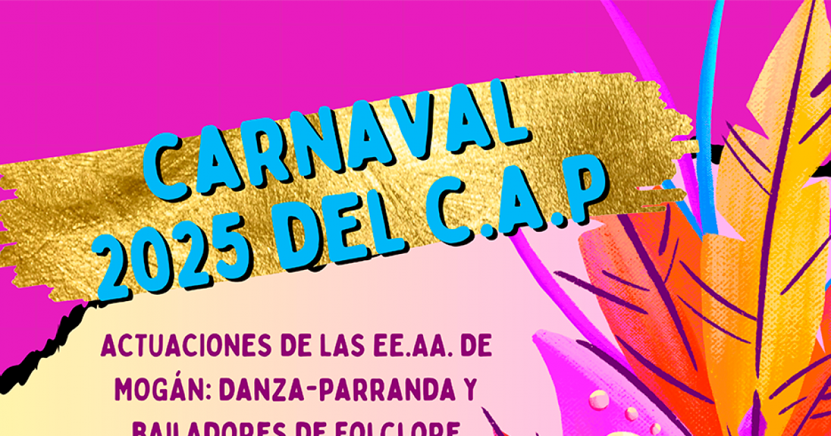 Los mayores del CAP de Mogán invitan a disfrutar de una jornada carnavalera el 28 de febrero