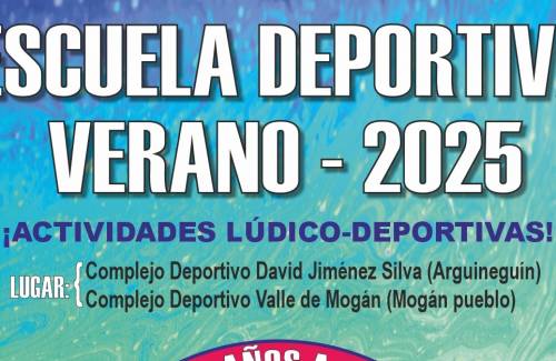 La Escuela Deportiva de Verano de Mogán abre inscripciones el 12 de mayo