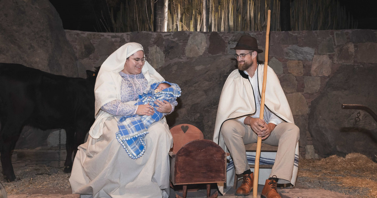 Tradición canaria y mucha ilusión en  el 37º Belén Viviente de Veneguera