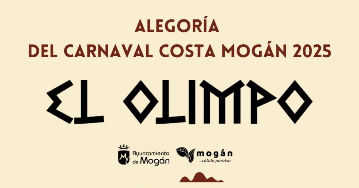 El voto popular se decanta por  'El Olimpo' como alegoría del Carnaval Costa Mogán 2025