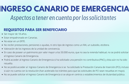INFORMACIÓN:  Ingreso Canario de Emergencia
