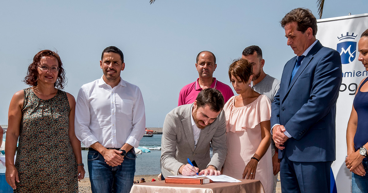Comienzan las obras del paseo marítimo de Marañuelas a Anfi tras más de 20 años de paralización del proyecto