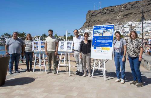 El Ayuntamiento potencia el binomio  comercio y turismo en Playa de Mogán con  una inversión de 2,15 millones