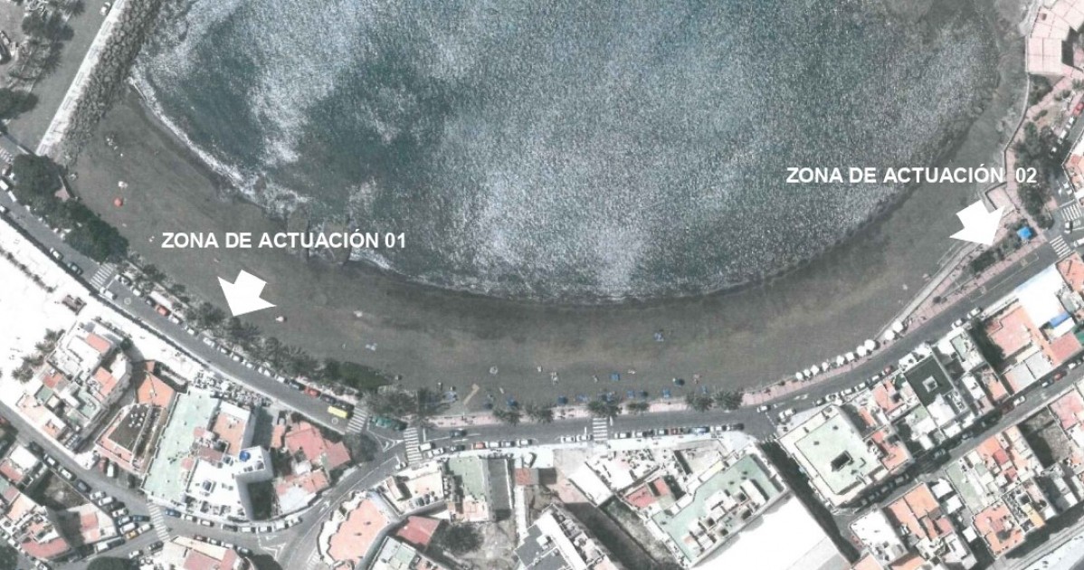 El Ayuntamiento rehabilitará el frente marítimo de la playa de Las Marañuelas