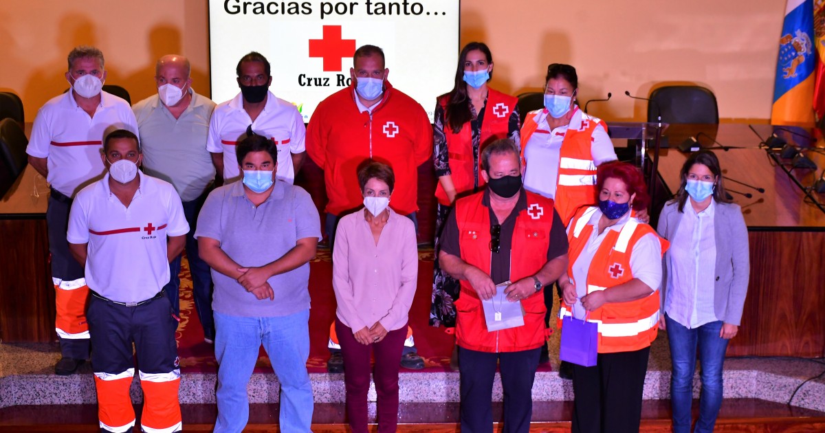 El Ayuntamiento de Mogán reconoce la labor de Cruz Roja en el municipio