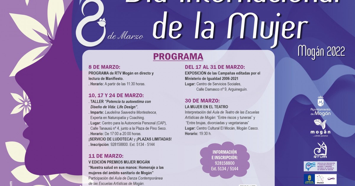 Mogán conmemora el 8M con homenaje a mujeres sanitarias del municipio, un taller de autoestima y teatro