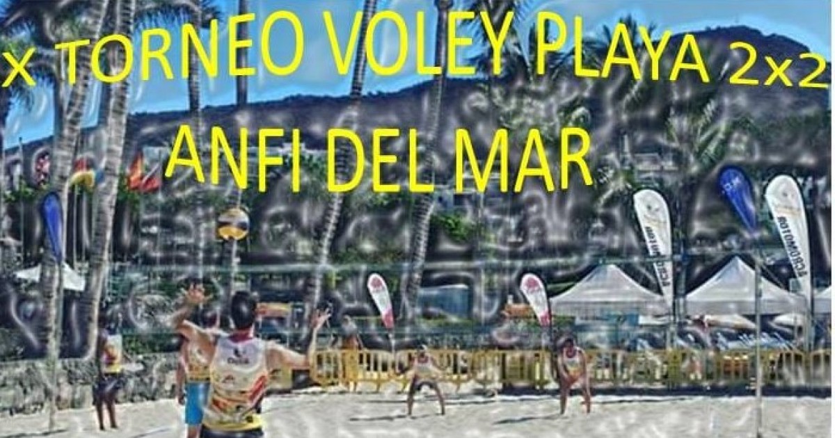 Este fin de semana 26 parejas participarán en el IX Torneo de Vóley Playa Anfi del Mar
