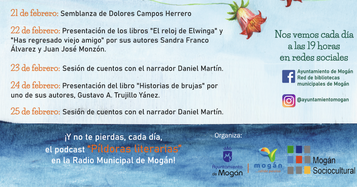 Mogán celebra el Día de las Letras Canarias del 21 al 25 de febrero con actividades virtuales