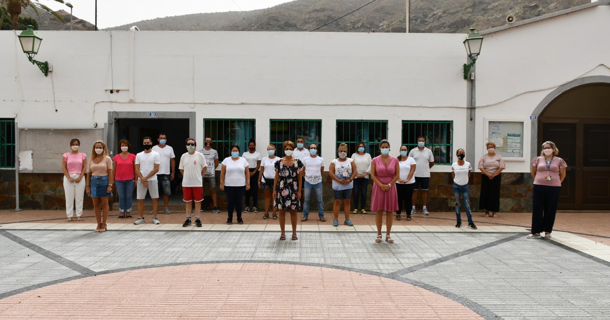 Mogán da la bienvenida a los 15 integrantes del programa de formación ‘Mogán Espacio Limpio’