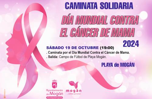 Mogán marchará contra el cáncer  de mama el 19 de octubre