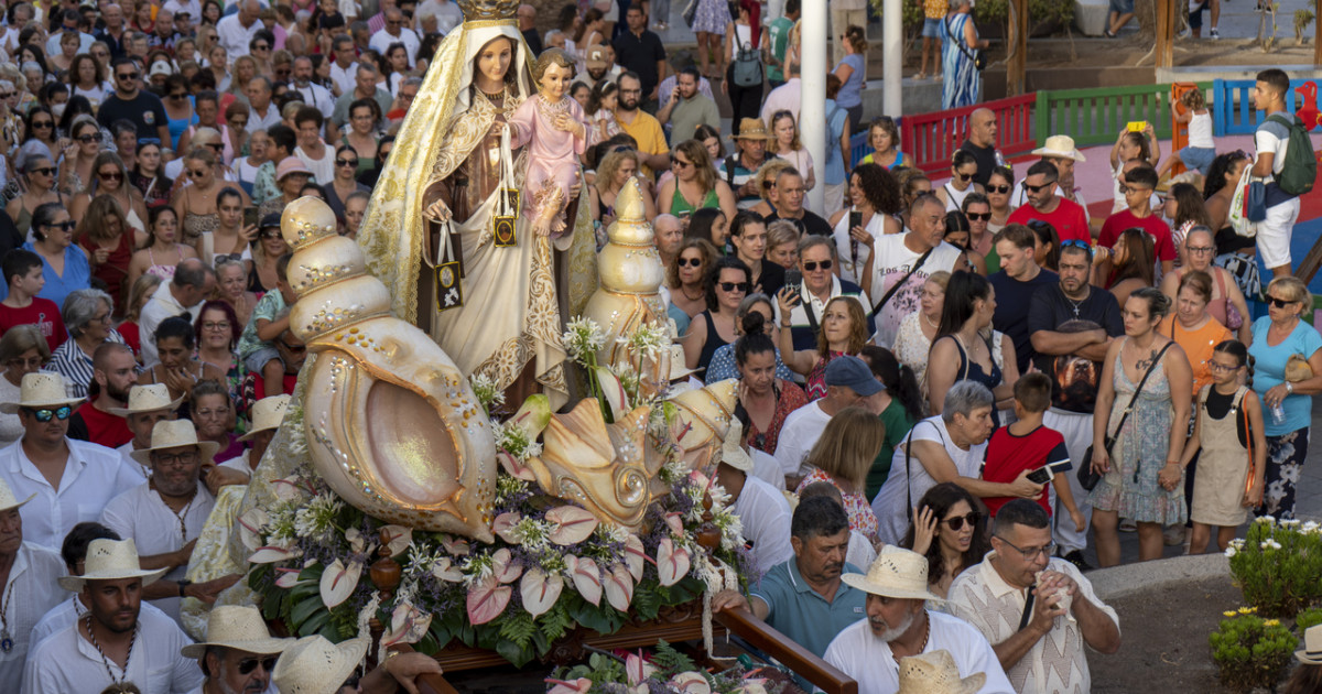 Arguineguín y Playa de Mogán, devoción marinera en las procesiones terrestres de la Virgen del Carmen