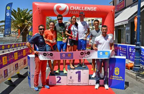 Arguineguín celebra la fiesta del triatlón con la primera edición del Gloria Junior Challenge Mogán Gran Canaria