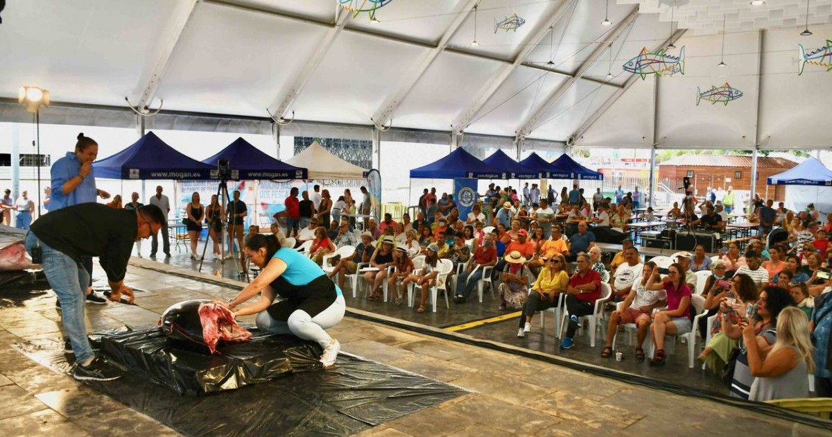 El atún de Mogán exhibe su esplendor y calidad en su quinta Feria