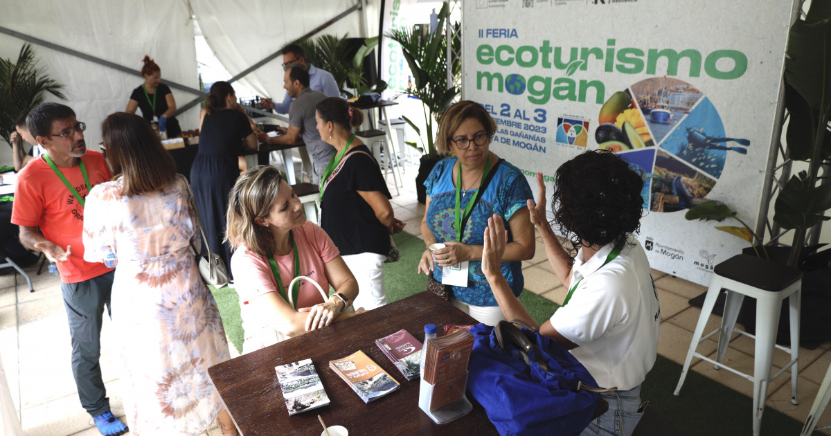 La Feria de Ecoturismo relanza el turismo sostenible con lleno en Playa de Mogán