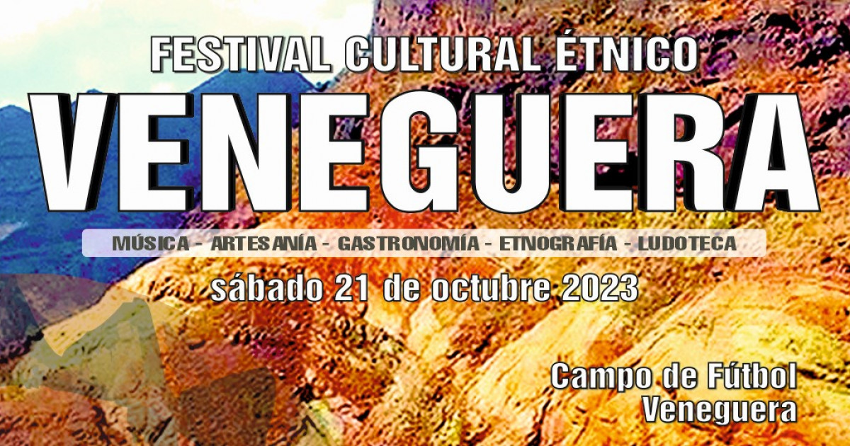 El Festival Cultural Étnico Veneguera  se celebrará el 21 de octubre