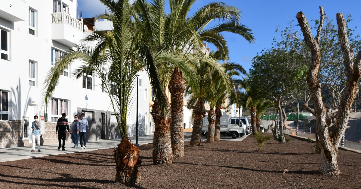 El Ayuntamiento de Mogán urbaniza  la calle Gara de Arguineguín