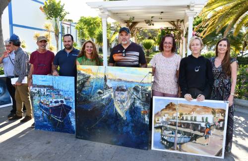 Francisco Navarro gana el 8º Certamen de Pintura Rápida de Playa de Mogán